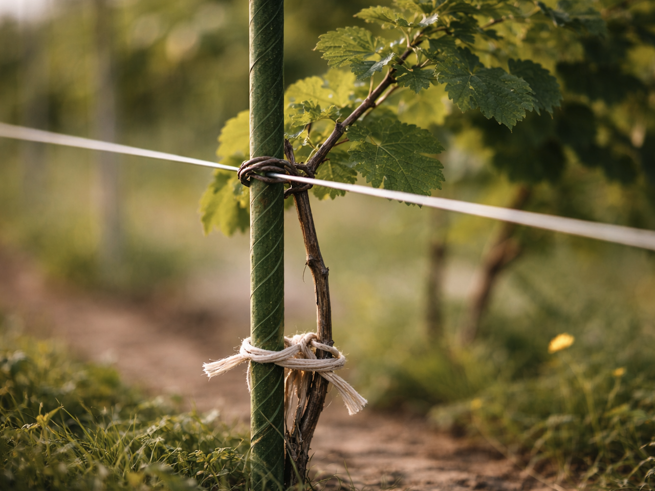 FRP plant support stakes for agriculture and horticulture