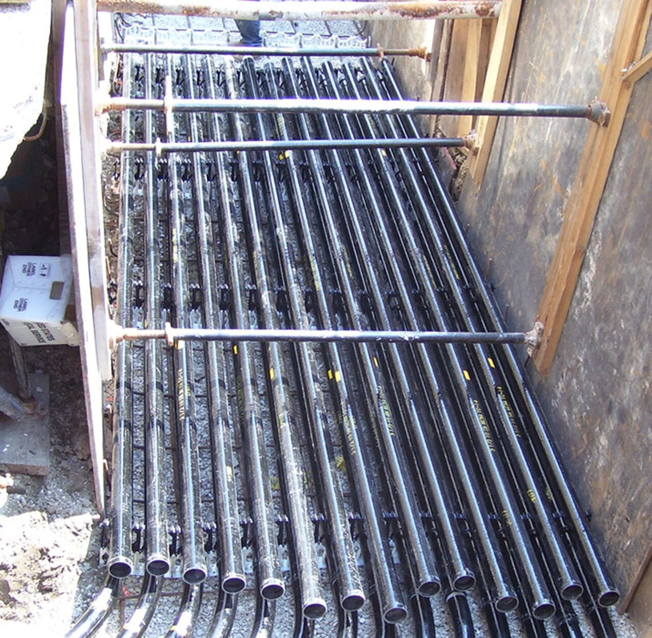 FRP conduit and cable management for power infrastructure