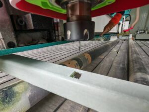 Pultruded FRP fiberglass I-beam and wide-flange profile