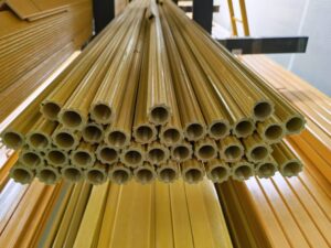 Pultruded FRP fiberglass round tubes