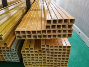 Pultruded FRP fiberglass square and rectangular tubes