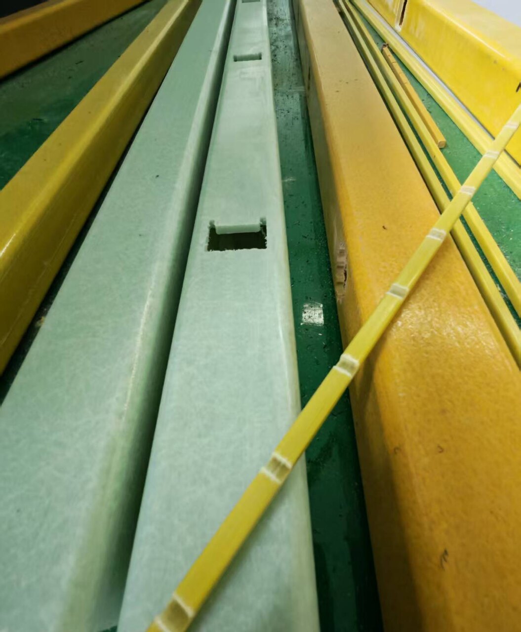 FRP fiberglass square tube box section
