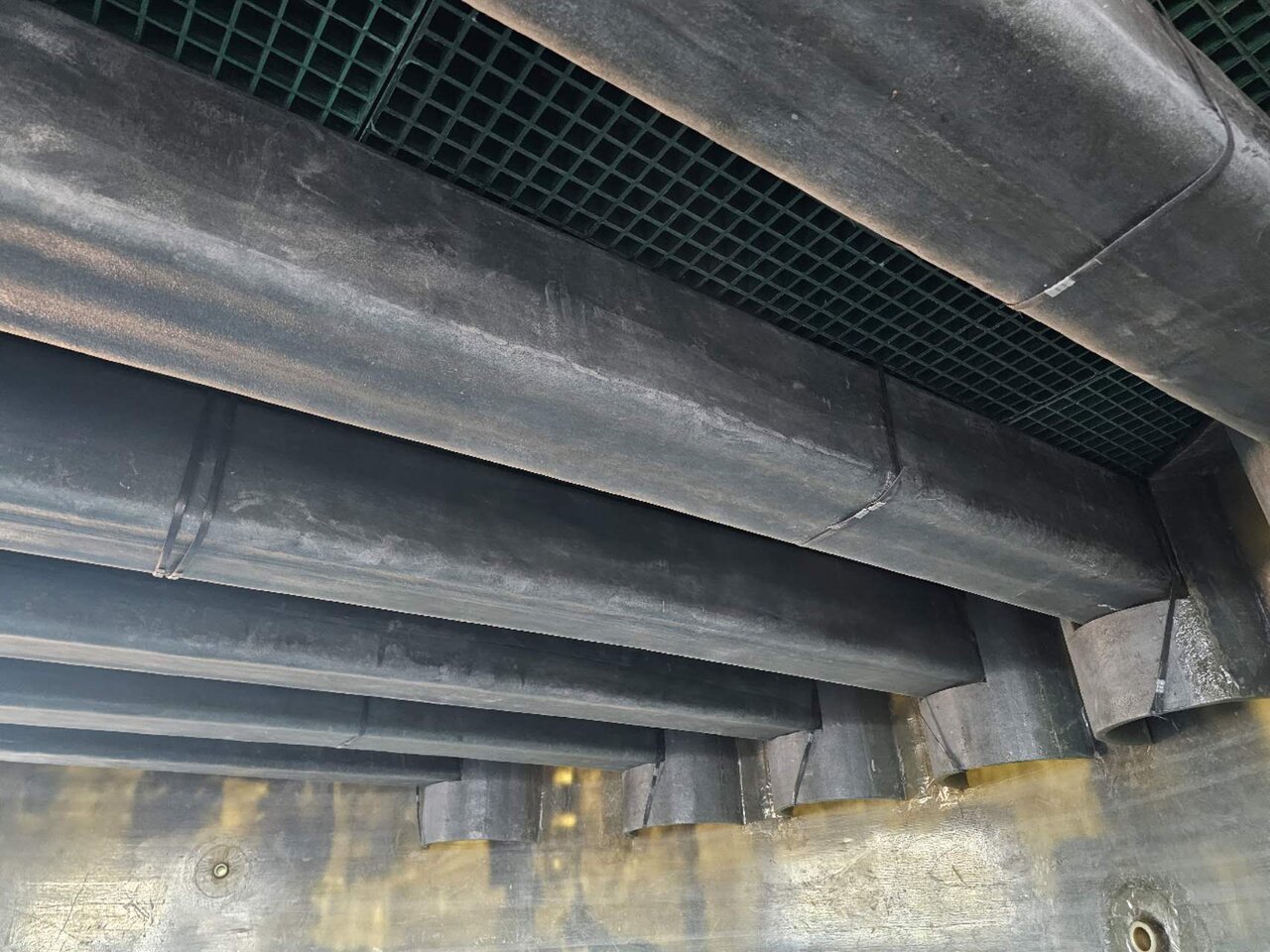 FRP grating platform structure